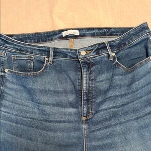 LOFT Women's Flare & Wide Leg Jeans - Dark Blue